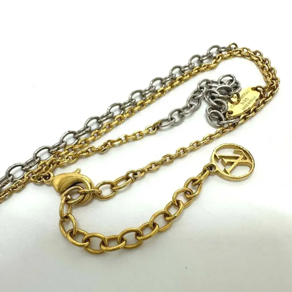 LOUIS VUITTON Gold Necklace